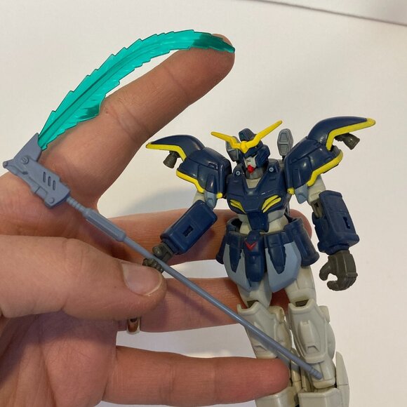 Vintage Gundam Wing Mobile Suit Deathscythe Action Figure Bandai 2000 Complete - Picture 14 of 14